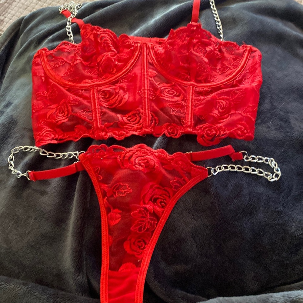 Red Lingerie from Shein